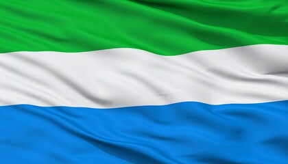 Fototapeta premium flag of Sierra Leone