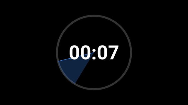 Countdown Timer Expiring with Seconds Display.