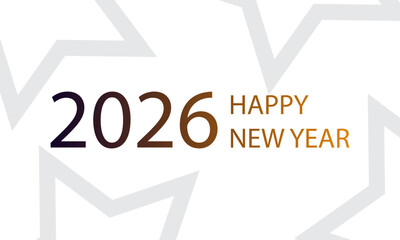 Happy new year design 2026 .
