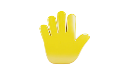 Yellow Hand Emoji