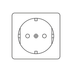 illustration hole socket