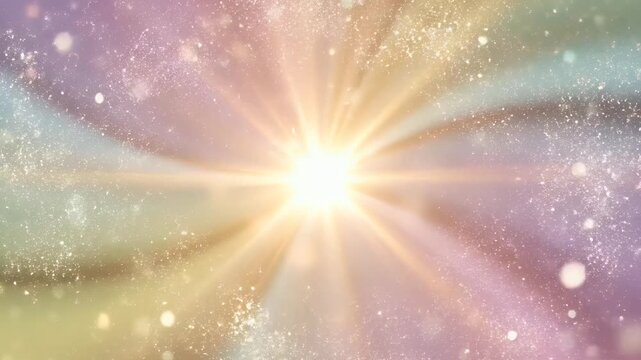 Easter abstract light burst symbolism for Christian spring resurrection celebration design - Powered by Adobe