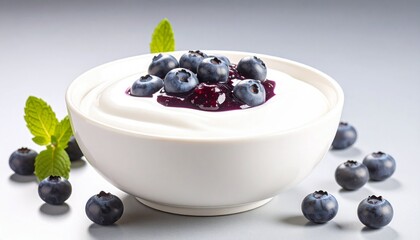 爽やかなブルーベリーとヨーグルト