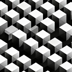 Obraz premium D cube shapes arranged in an isometric perspective