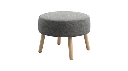 black chair isolated on white background