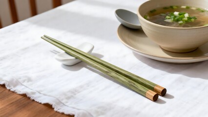 ChopsticksSoupBowlTableSetup