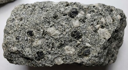 Gray fine to coarse contains plagioclase and pyroxene minerals M