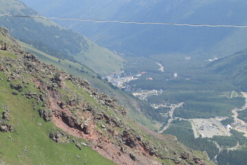 view from the mountain