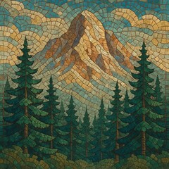 Mountain Pine Mosaic