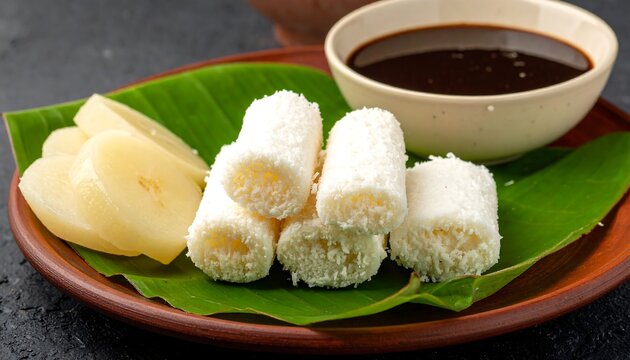 Puttu and Kadala Curry - A Traditional Kerala Breakfast Delight.