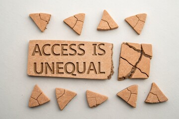 Broken Pieces of Unequal Access Message