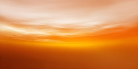 Obraz premium Vibrant orange sunset with gradient sky
