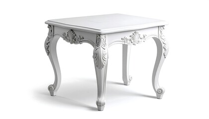 table isolated on white background