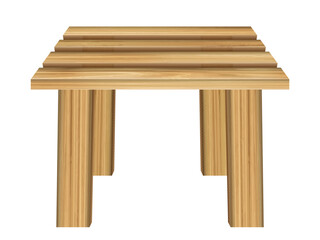 Wooden stool