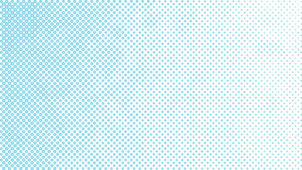 halftone pattern with blue and white dots