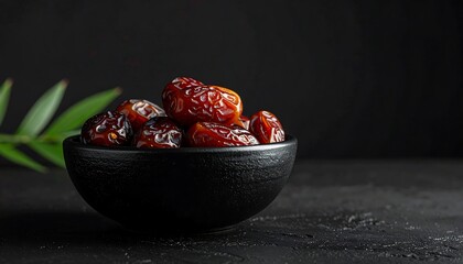 Dates in a Bowl - A Dark and Moody Still Life.