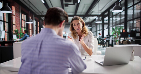 Businesswoman Investigating Disciplinary Case