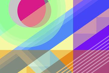 Colorful abstract geometric background. Vector illustration.
