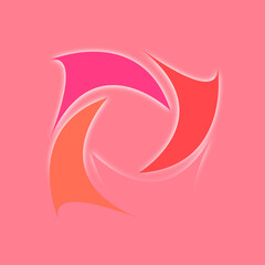 abstract background with arrows symbol