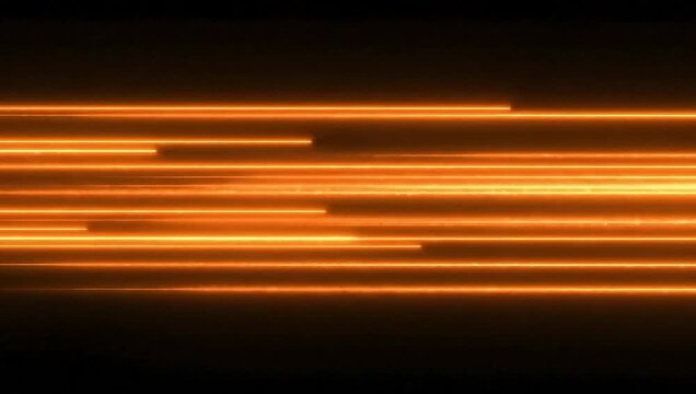 Dark backdrop with orange light streaks crossing the frame in a futuristic, abstract pattern motif!!