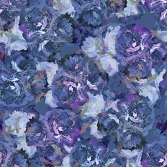  Abstract watercolor flower creative  allover design new concept textile design digital creators art design repeating seamless floral pattern design dark blue colour flowers background stock design 