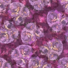 Abstract watercolor flower creative  allover design new concept textile design digital creators art repeating  seamless floral pattern design dark Magenta colour background stock design 