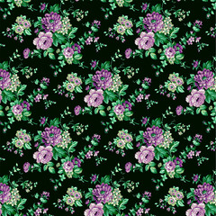 Obraz premium seamless pattern with flowers