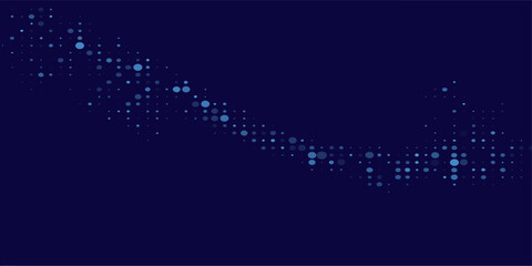 Shiny abstract blue winter background featuring a magic night sky pattern with bright stars and glowing snow vector illustration for a holiday celebration wallpaper design © DreamLoom