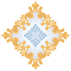 ornamental round lace pattern