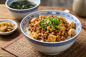 Fototapeta premium 麻婆丼