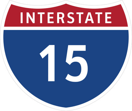 I-15, Interstate 15 Highway System Design Sign
