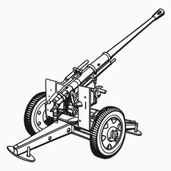 cannon vector illustration