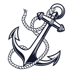 anchor with rope