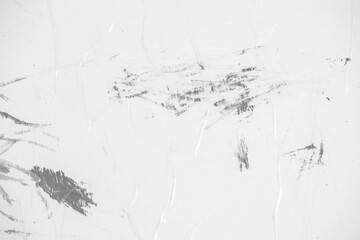 Vintage light distressed old photo dust, smudges, scratches, hairs and film grain background texture. Dirty urban grunge black and white retro noise effect isolated overlay