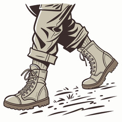 illustration of a pair of boots