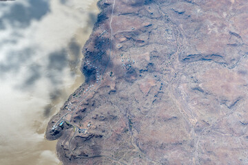 lodge on eastern shore of Hardap reservoir, Namibia