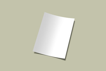 A4 Flyer Blank Mockup