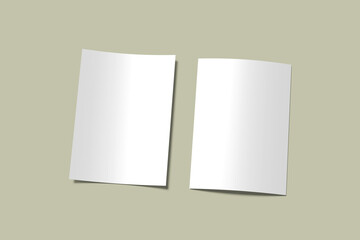 A4 Flyer Blank Mockup