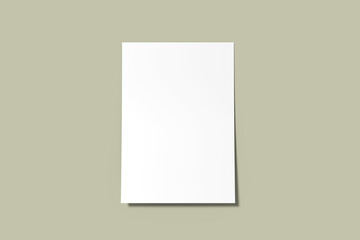 A4 Flyer Blank Mockup