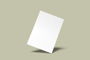 A4 Flyer Blank Mockup