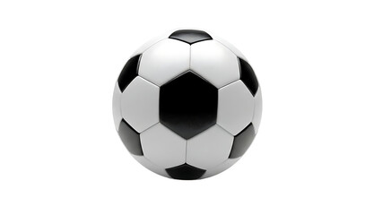 Fototapeta premium Classic soccer ball rotating against transparent background studio