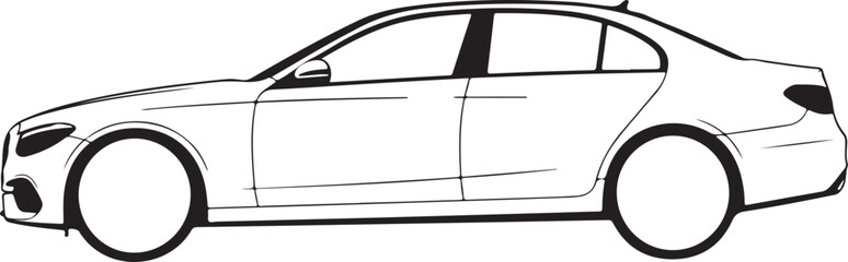 Black Police Car Silhouette Vector © Tamim