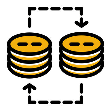 Migrate Relay Sync Send Icon from Network and Database Icon Collection (Solid Color Lineal style)
