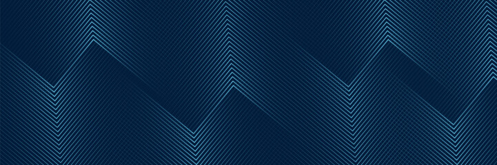 Abstract blue technology background. Shiny blue arrow lines pattern. Futuristic tech concept. Suit for business, corporate, website, presentation, banner, cover, flyer