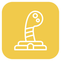 Vector Design Virtual Joystick Icon Style