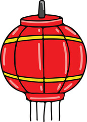 Chinese New Year lanterns illustration