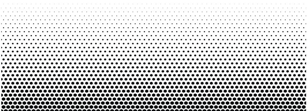 fading hexagon gradient texture vanishing honeycomb pattern