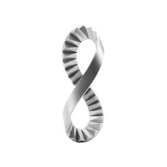 Silver Infinity Symbol