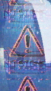 Glitch Transition 07 Vertical
