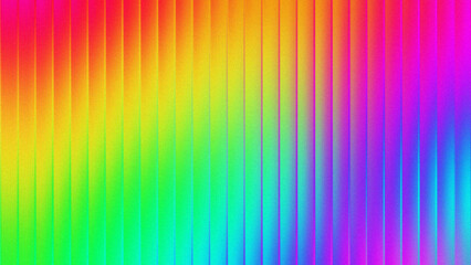 Obraz premium Vibrant Rainbow Gradient Vertical Striped Background